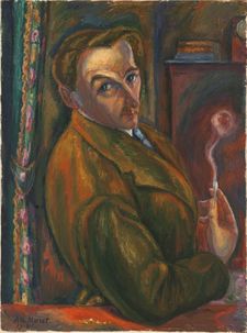 Autoportrait, 1918, 65x48 cm