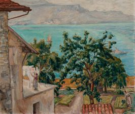 Jardin à Lavaux, 62.5x74.5 cm