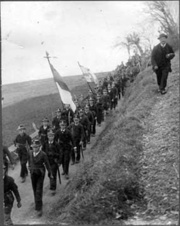 Procession en direction de Chermignon