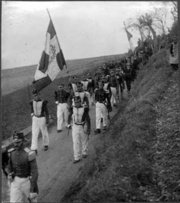 Procession en direction de Chermignon