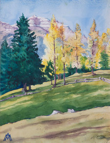 Paysage d'automne36.5x28cm