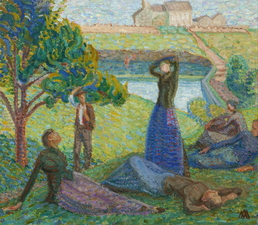 Dimanche après-midi 1908 40x46cm