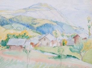 Icogne 30x40 cm @Les Amis de Muret